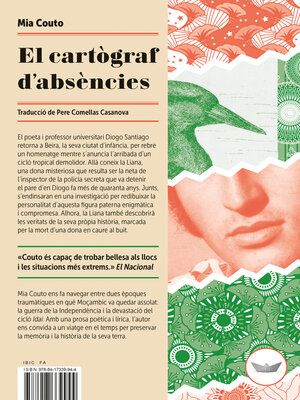 cover image of El cartògraf d'absències